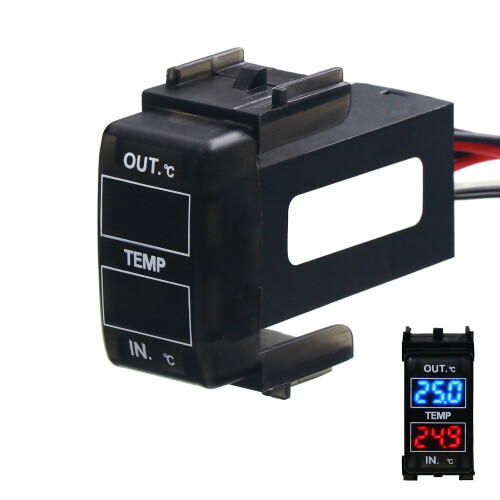 Car Internal and External Temperature Display Dual 2