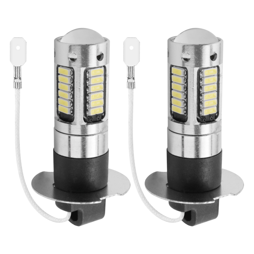 2Pcs H3 Super Bright Led Fog Driving Drl Bul Light 4853655130570