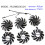 3PCS 75MM PLD08010S12H 3PIN GTX970 GPU FAN for GV- 7