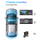 Triple-Camera Dash Cam 1080P with 2-Inch Screen: Front/Inside/Rear, 140-degree Wide, 110-degree Inside, Night Vision, Loop Recording (up to 128GB) 6
