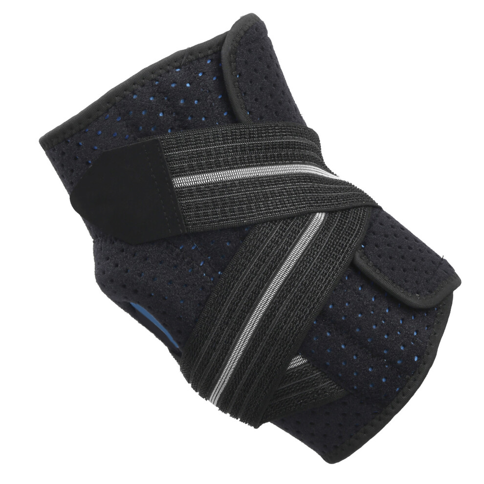 Sports Knee Support Brace With Silicone Pad, Gray, 44.5-48Cm 4961333502158