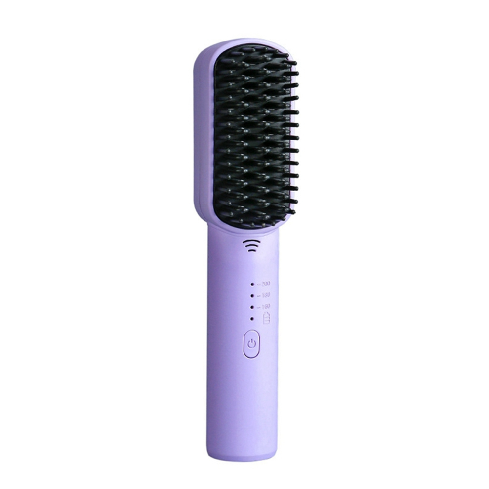 Semoic Wireless Hair Straightener Brush Negative Ions Do