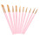 101R Rose mat ensemble de 10 pinceaux taille 16,4 cm 16
