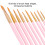 101R Rose mat ensemble de 10 pinceaux taille 16,4 cm 3