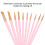 101R Rose mat ensemble de 10 pinceaux taille 16,4 cm 10