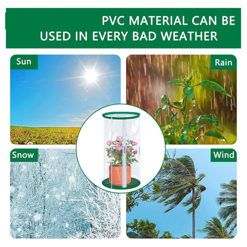 2Pcs PVC Mini Greenhouse, 23.6 X 11.8inch Transpar 2