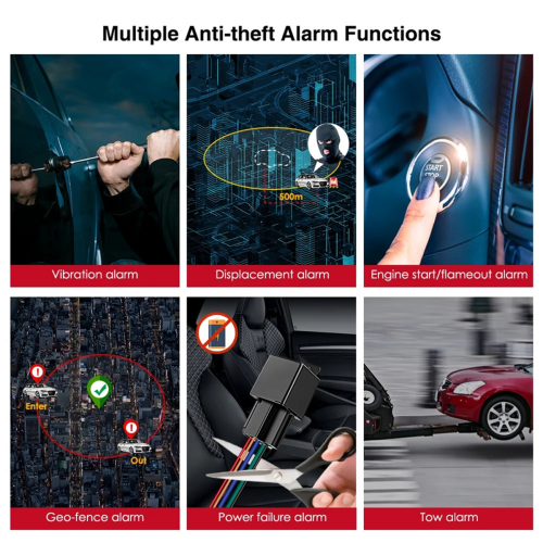 4G Relay GPS Tracker Hide Car Cut Off Oil Tracking 2