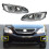 Pair Front Bumper Fog Light Clear Lens Driving Lam 3