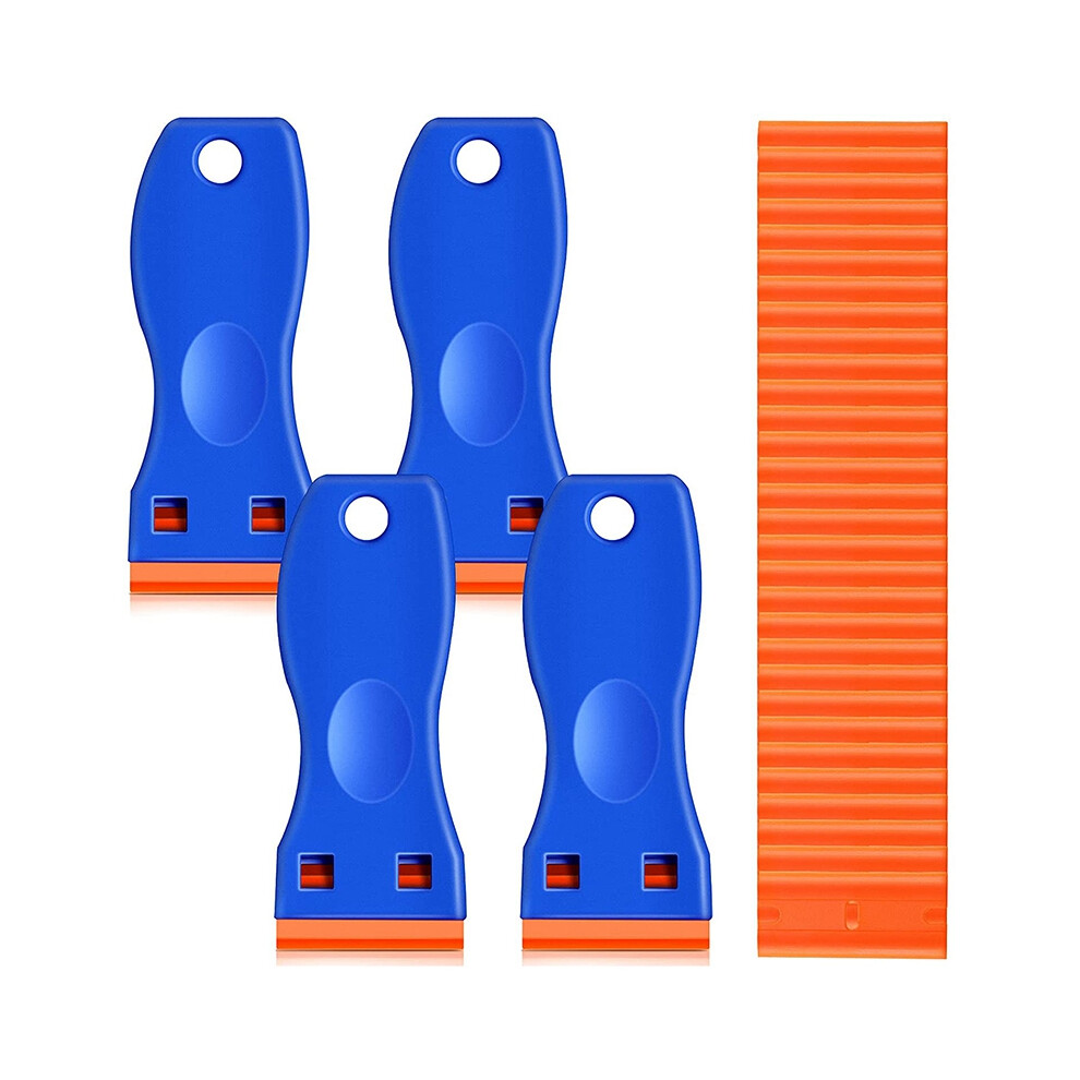 Plastic Razor Blade Scraper, 4Pcs Scraper Tools Wi 4853655147585