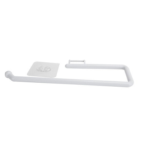 Porte-essuie-tout mural blanc en PP 28,5 cm Std 1