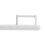 Porte-essuie-tout mural blanc en PP 28,5 cm Std 7