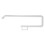 Porte-essuie-tout mural blanc en PP 28,5 cm Std 3