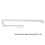 Porte-essuie-tout mural blanc en PP 28,5 cm Std 6