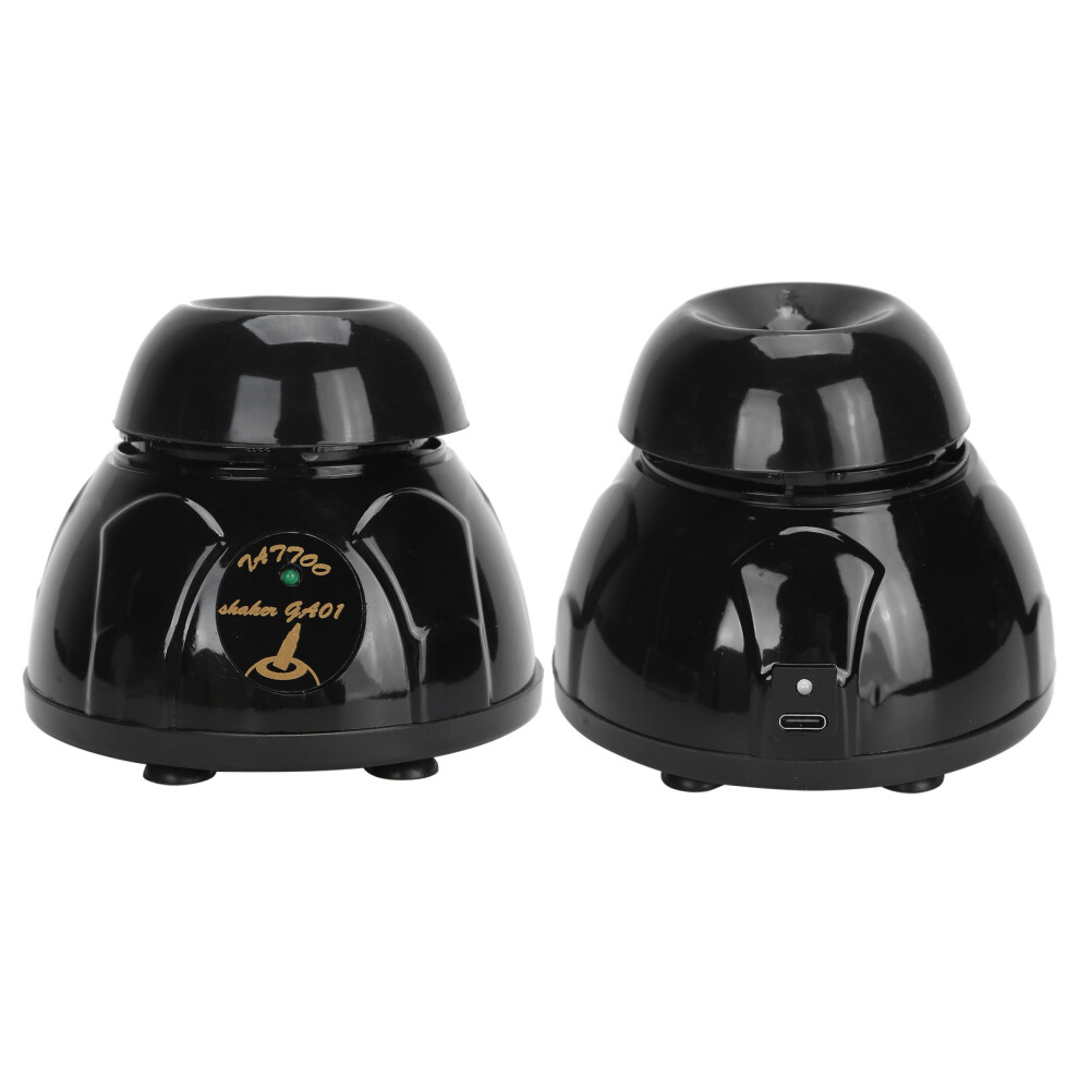 USB Rechargeable Tattoo Ink Shaker - 5200rpm, 1200mAh, ABS, 11x11x8.3cm