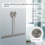 Shower Squeegee Glass Clean Scraper Washing Wiper 4