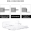4 Acrylic Floating Wall Shelves Clear Hanging Book 3