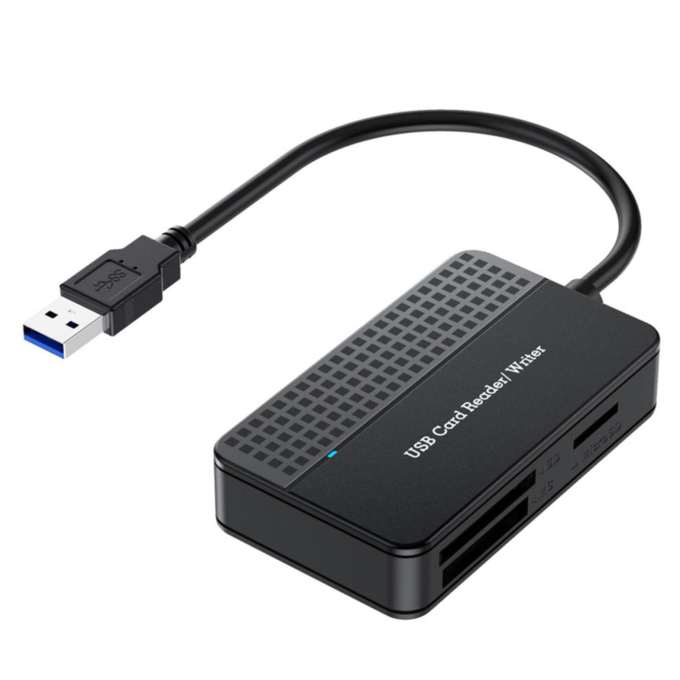 Reader 4-In-1, Tf Sd Ms Cf Card Reader Multi Card 4853655163028