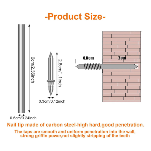 250Pcs Skirting Board Nails, Double Head Skirting 2