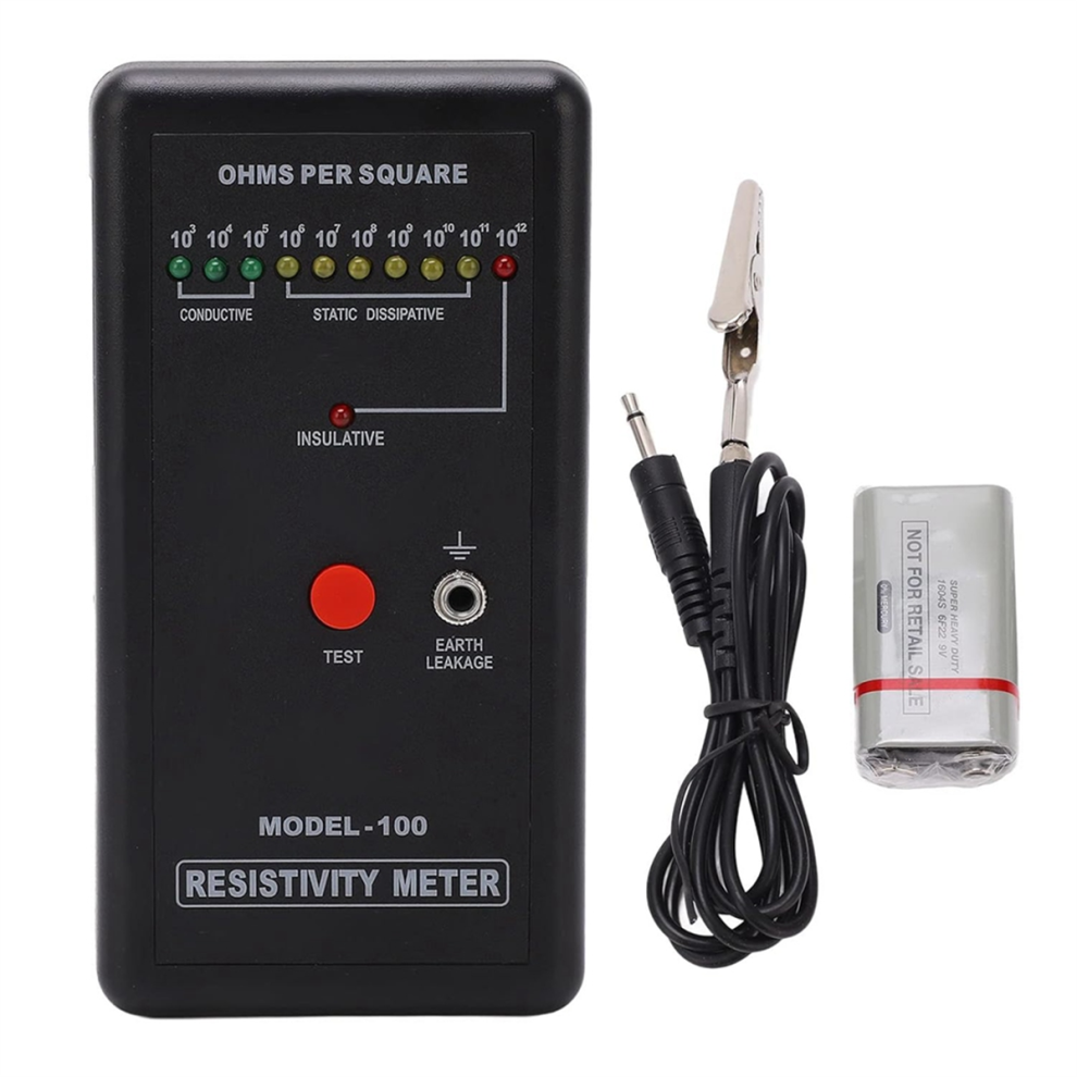 Surfaces Resistance Tester, Handheld Electrostatic 4853655172174