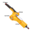 3/8inch Pneumatic Belt Sander Air Belt Grinder San 7