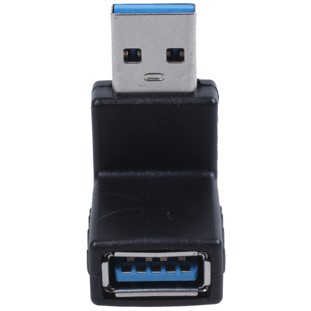 90 Degree Usb 3.0 A Male To Female M/F Plug Adapte 4853655179951