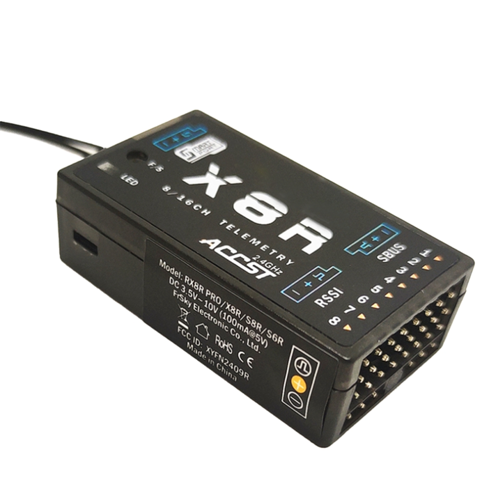 X8r 8Ch/16Ch 2.4Ghz Receiver W/ Antenna For Tx16s 4853655175960