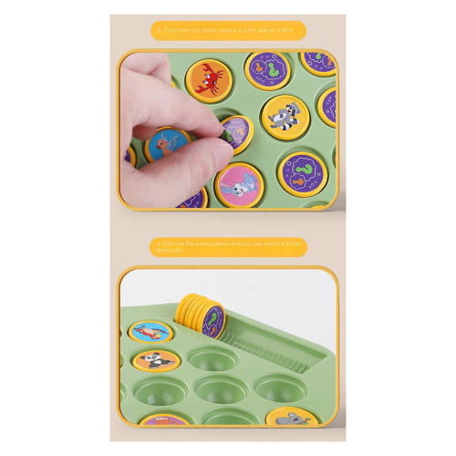 Children'S Chess Flip Game, Fruit Flip Game, Flip 2