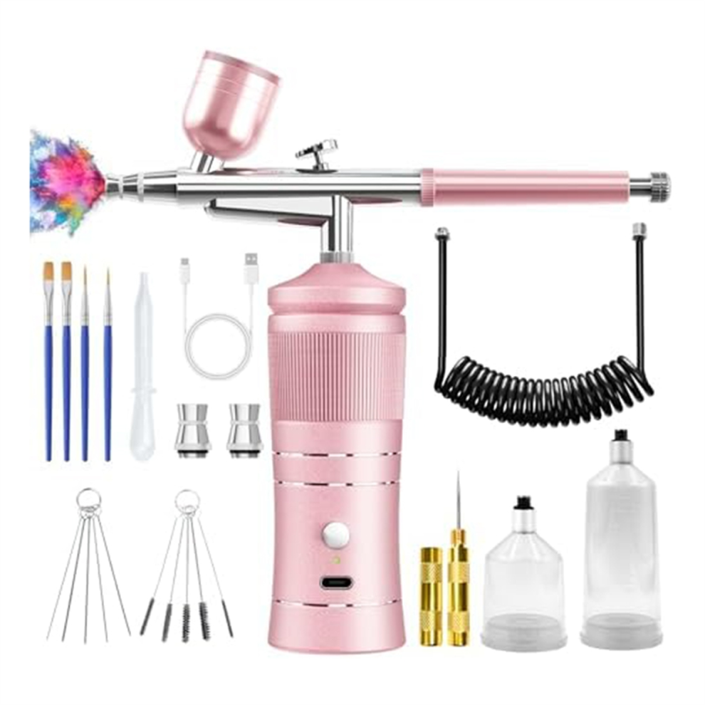 Airbrush Kit With Compressor, 48Psi High Pressure 4853655176516