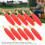 10pcs EVA Fishing Foam Spring Float Bobber 65x15mm 6