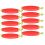 10pcs EVA Fishing Foam Spring Float Bobber 65x15mm 13