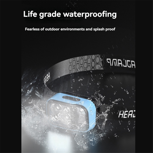 Headlamp Motion Sensor Headlight LED Rechargeable 2