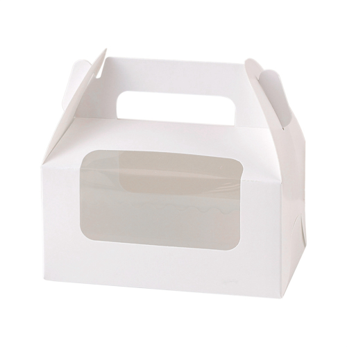 White Window Cake Box, Transparent PET, Used for C 1