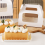White Window Cake Box, Transparent PET, Used for C 7