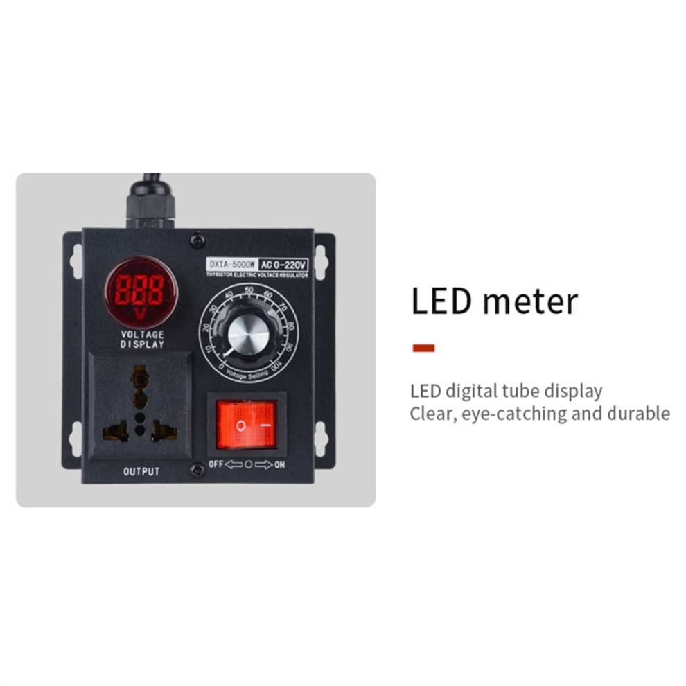 Variable Voltage Regulator 5000W Speed Temperature 4853655177254