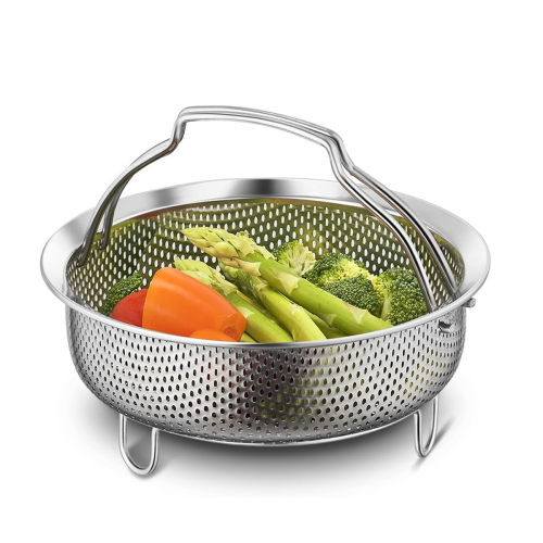 On-the-Go Instant Steamer Basket with Handles, Per 1