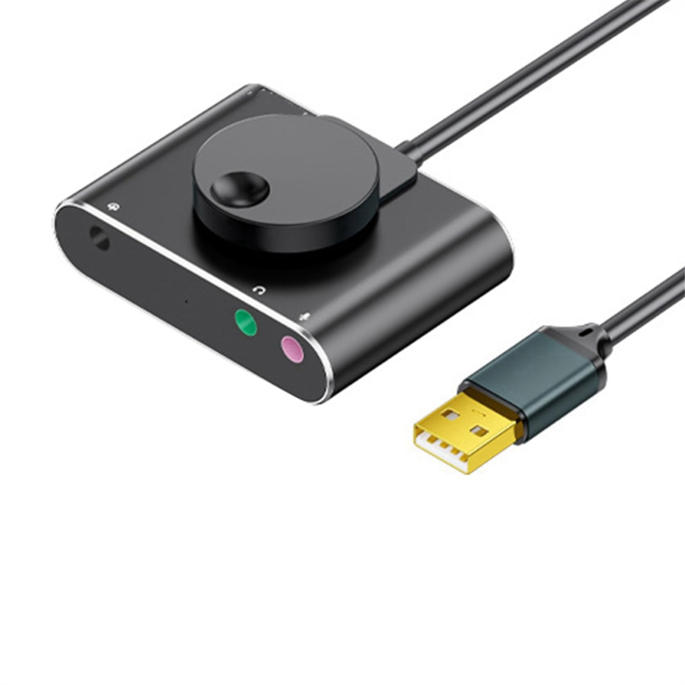 Usb External Sound Card 3.5 Mm Headset Microphone 4853655178152