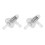 2x MOTORCYCLE SNOWMOBILE CLEAR INLINE GAS RIGHT AN 4