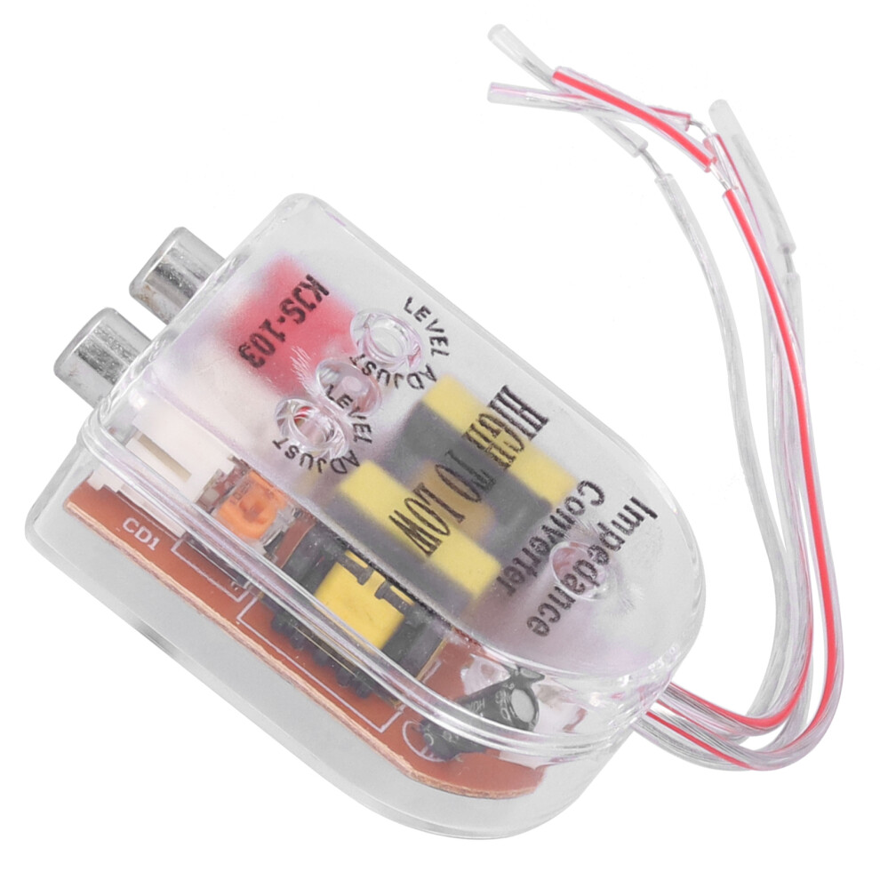 12V Stereo Converter: Car Speaker High To Low Rca Adapter 80Mm 9301333507220