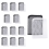 24 Pieces of Aquarium Filter Bag Media Mesh Filter 4