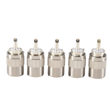5Pcs Connector UHF Male PL259 Plug Solder RG58 RG1