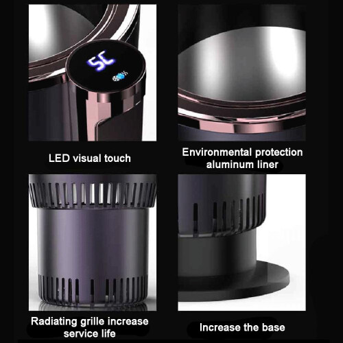 2-in-1 Car Cup Cooler Warmer - Intelligent Temperature Control 2