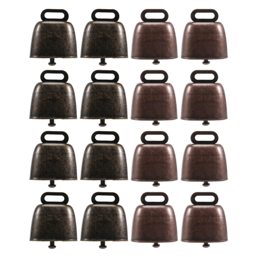 16PCS Cow Horse Sheep Grazing Copper Bells Small B 2