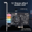 PCIe Sound Card 5.1, PCI Express Surround 3D Stere 6