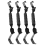 4Pcs Front&Rear Top Roof Roll Bar Grab Handles Fit 3