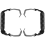 4Pcs Front&Rear Top Roof Roll Bar Grab Handles Fit 5