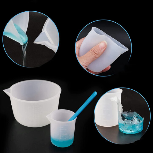 600Ml/20Oz Resin Mixing Cups, 2 Piece 100Ml Measur 2