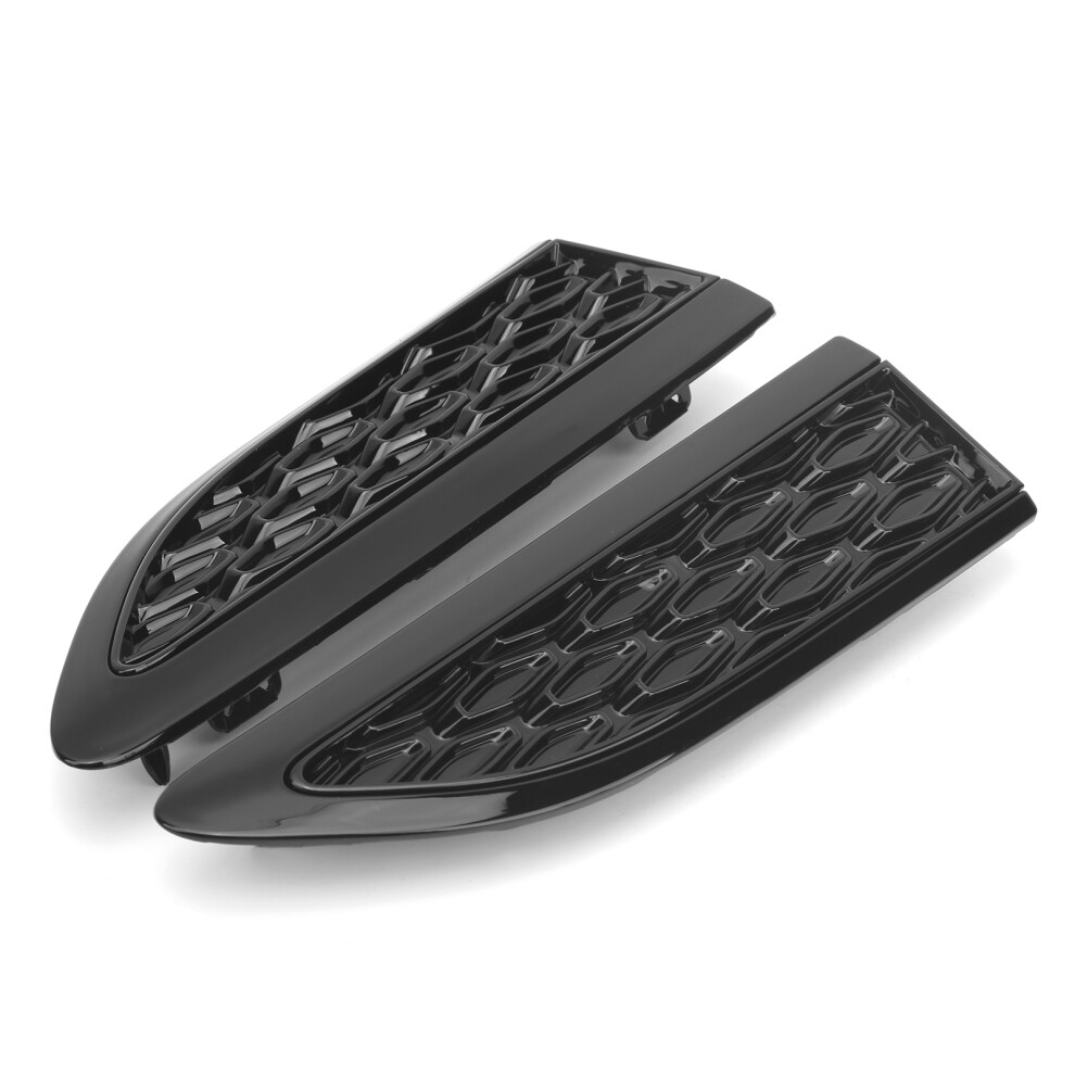 Side Vent Fender Trim Cover For Land Rover Discovery Sport 2015-2021, Piano Black 5041333508677