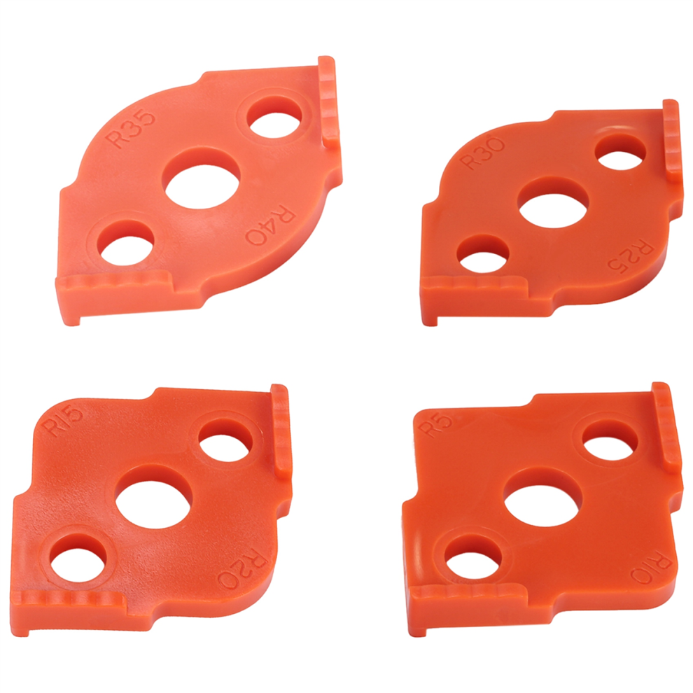 4Pcs Woodworking Router Corner Radius Templates Ji 4851982232264