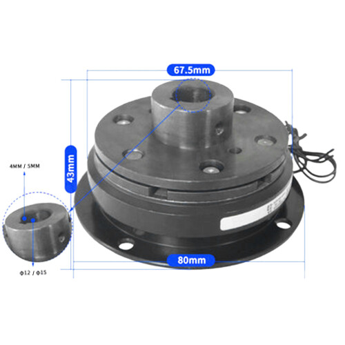 DLD6-05 Electromagnetic Clutch a Type Single Plate 2