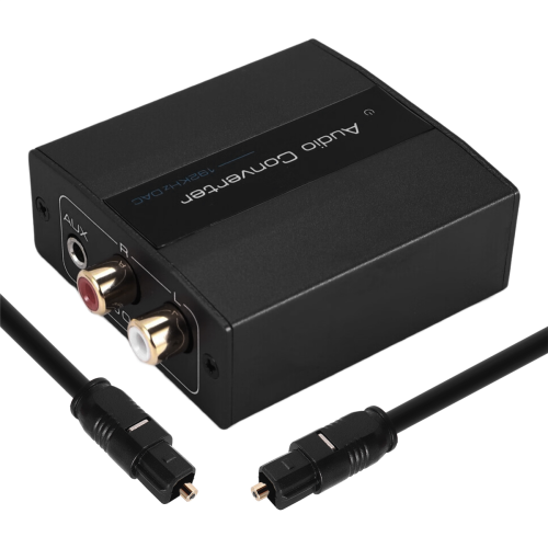 Optical to Converter Audio Digital Analog Coaxial 2